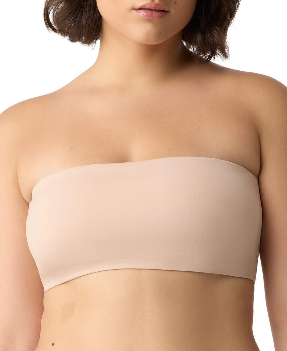 NWT GAP Womens Super Stretch Bandeau Bralette Neutral Pink M